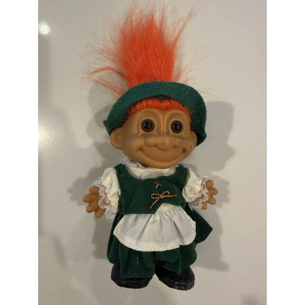 Russ Vintage Trolls Around the World Germany Orange Hair 5”